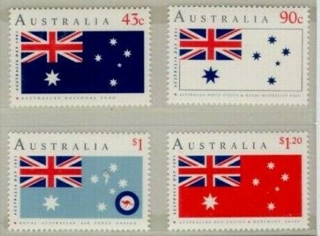1991 AUS - SG1275-78 Australia Day Flag Set (4) MNH